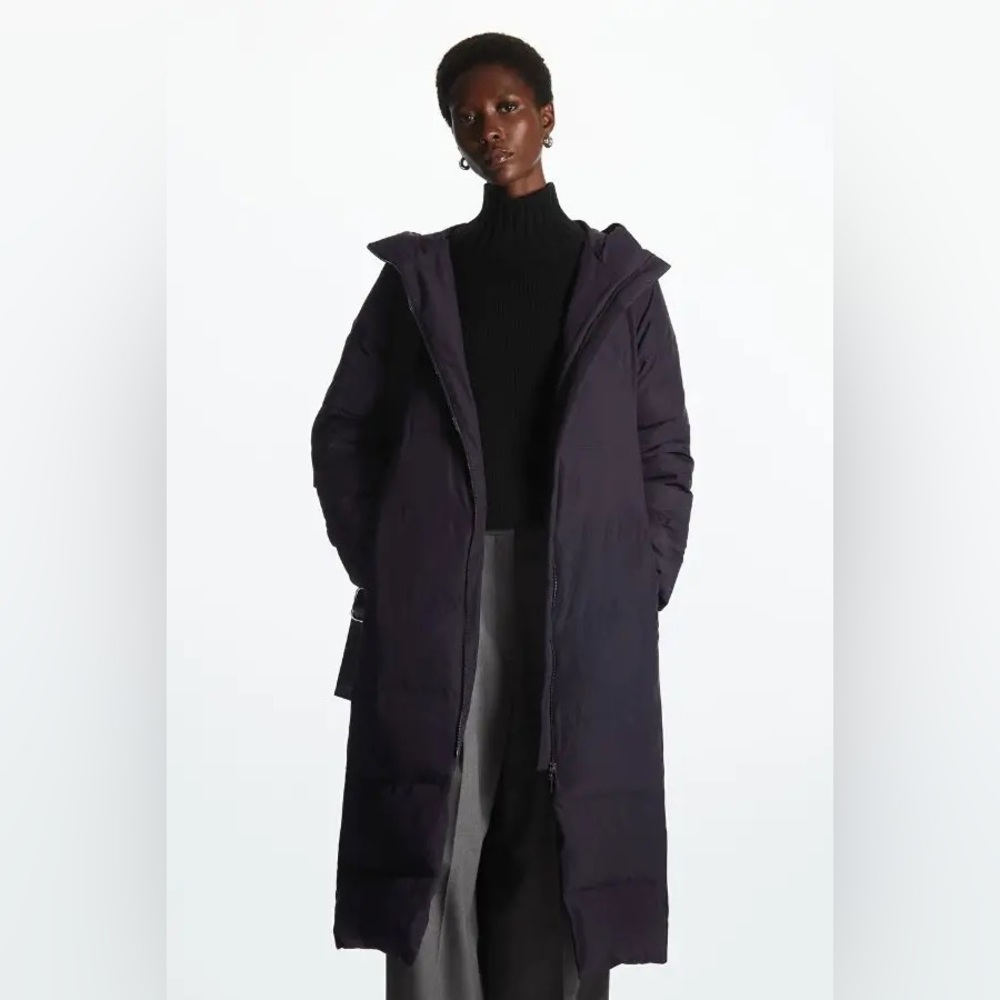 COS long down jacket lightweight